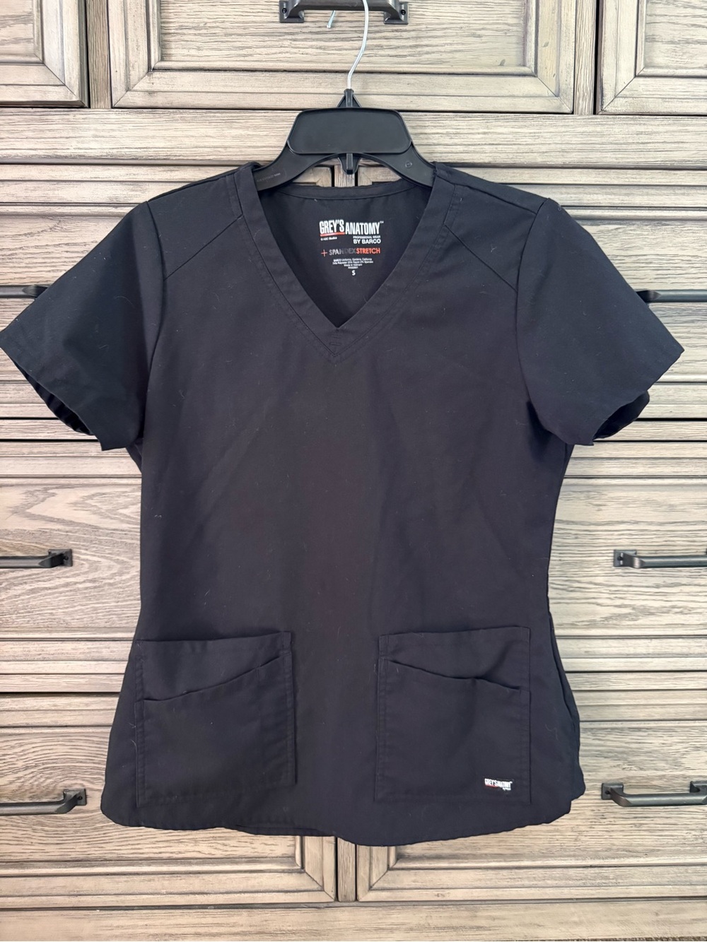 Grey's Anatomy Spandex Stretch V-Neck Scrub
Top Size Small